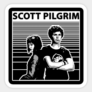 scott pilgrim vs the world !!! Sticker